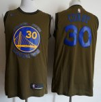 Golden State Warriors Stephen Curry 30 2020 Nba Nouvelle arrivée marron Maillot